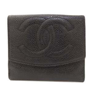 CHANEL Black Logo Wallet
